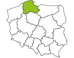 Obszar zbiórki elektrośmieci województwo pomorskie